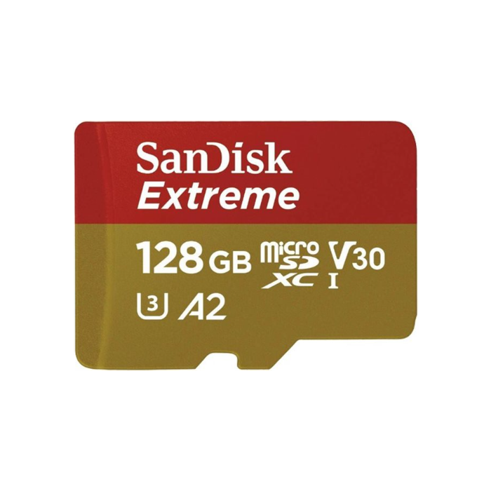 SanDisk Extreme microSDXC 128GB 190/90 MB/s UHS-I U3 + adaptér