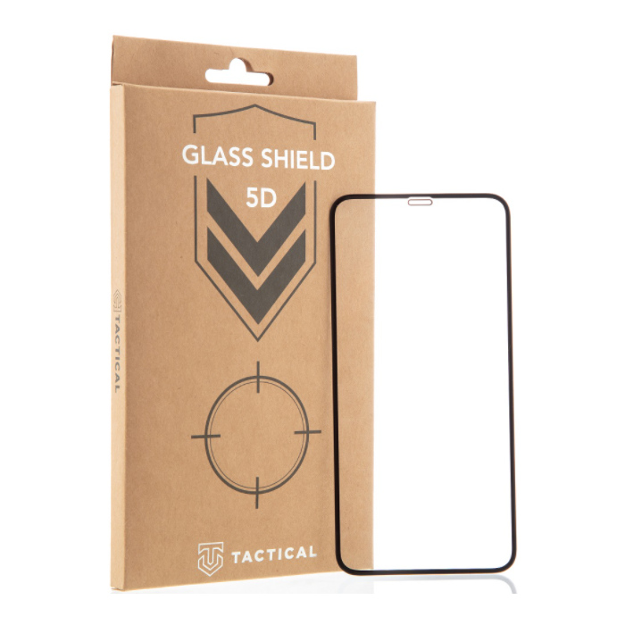 Tvrdené sklo na Apple iPhone 14 Tactical Shield 5D celotvárové čierne