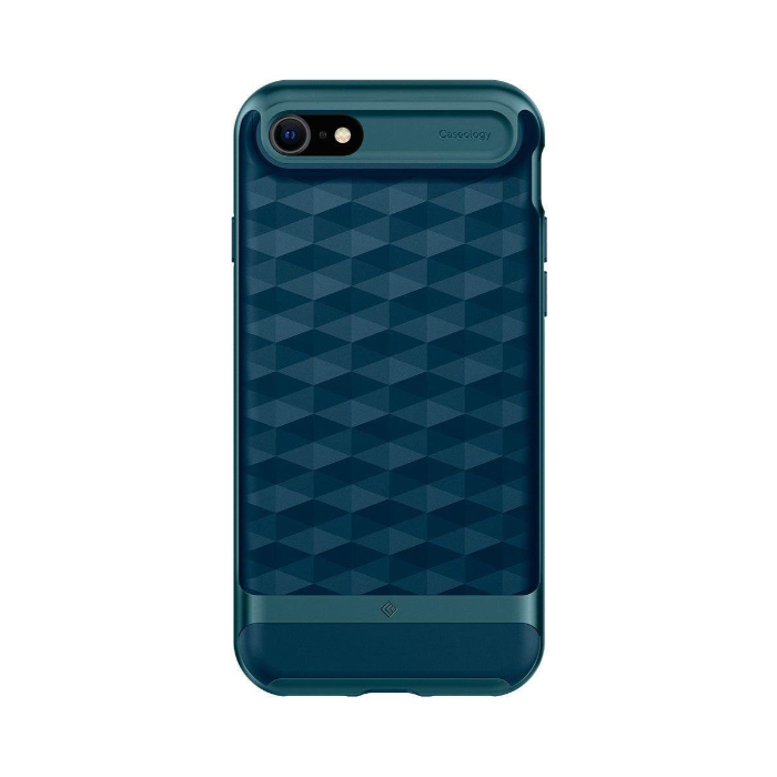 Odolné puzdro na Apple iPhone 7/8/SE 2020/SE 2022 Spigen Caseology Parallax zelené