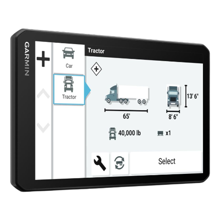 Navigácia Garmin dezl LGV710 MT-D (7) čierna pre nákladné vozidlá