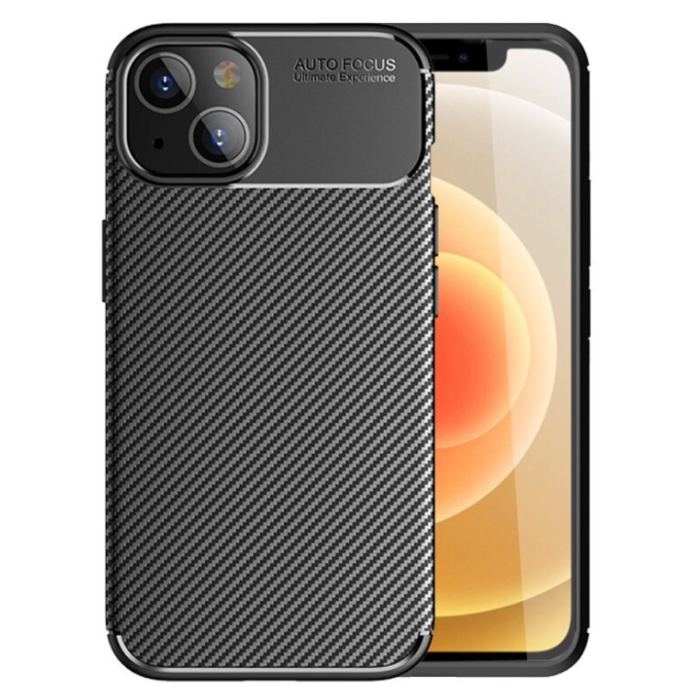 Plastové puzdro na Motorola Moto E7 Power/E7i Power Carbon Elite čierne