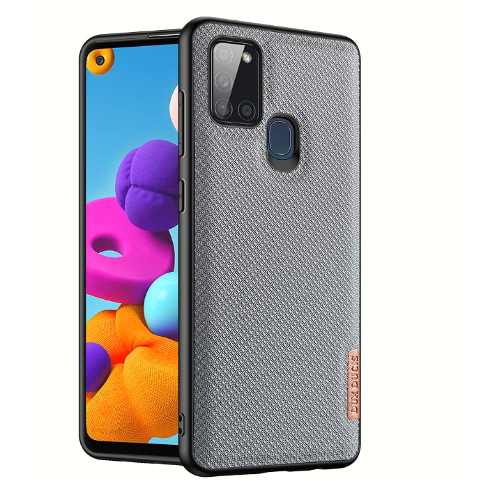 Plastové puzdro na Samsung Galaxy A21s A217 Dux Ducis Fino sivé