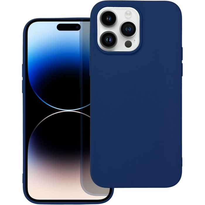 Silikónové puzdro na Apple iPhone 14 Pro Max Forcell Soft modré