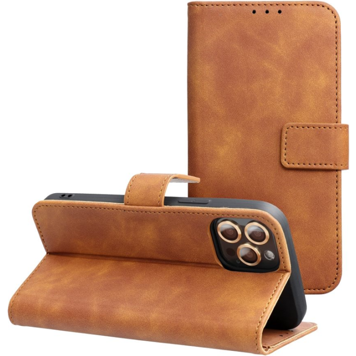 TENDER Book Apple iPhone 14 brown