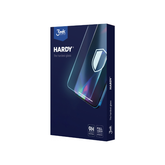 Tvrdené sklo na Samsung Galaxy S22+ 5G S906 3MK Hardy celotvárové čierne