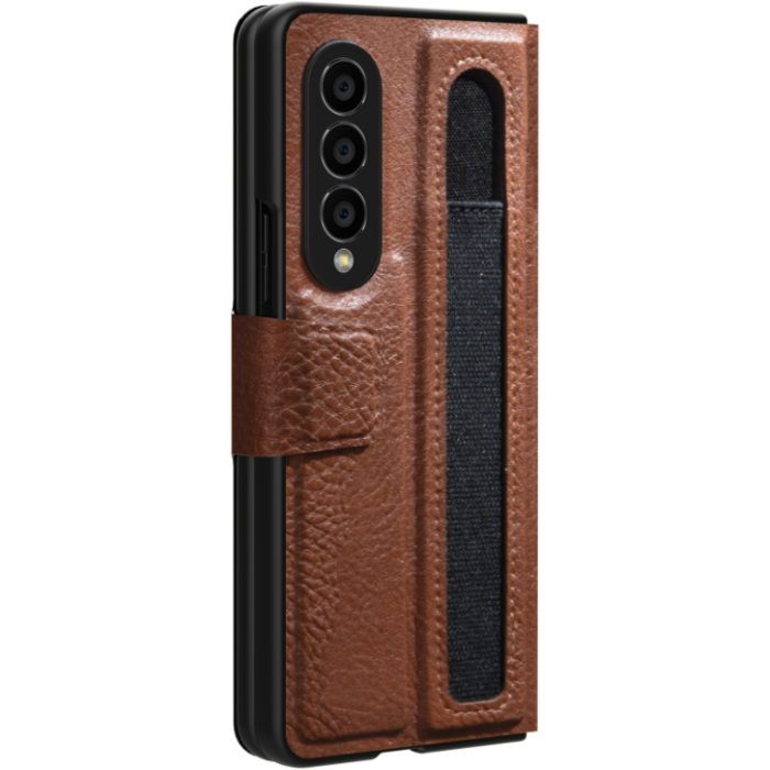 Diárové puzdro na Samsung Galaxy Z Fold 4 5G F936 Nillkin Aoge hnedé