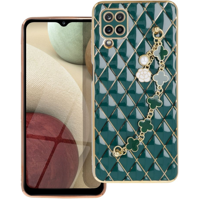 Plastové puzdro na Samsung Galaxy A12 A125/M12 M127 Trend zelené