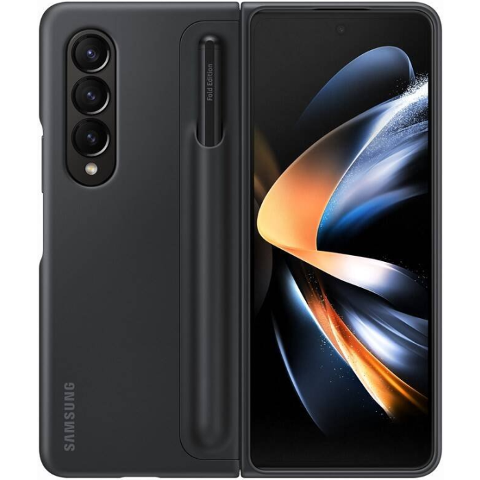 Plastové puzdro Samsung na Samsung Galaxy Z Fold 4 5G F936 EF-OF93PCBE Back holder Pen čierne