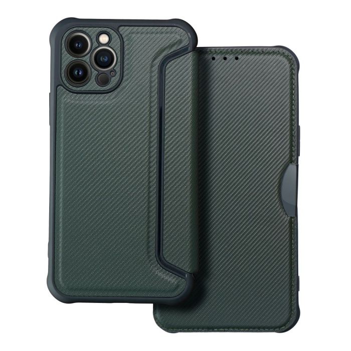 Diárové puzdro na Apple iPhone 14 Forcell Razor zelené