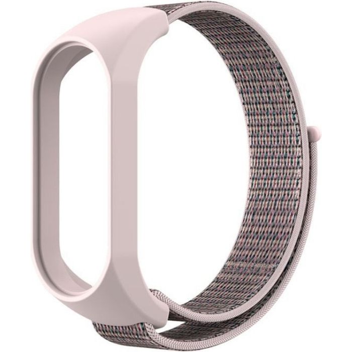 Strap Nylon Smartband Xiaomi Mi Band 3/4/5/6/7 pink