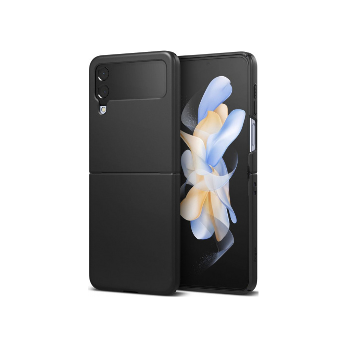 Silikónové puzdro na Samsung Galaxy Z Flip 4 5G F721 Ringke Slim UltraThin čierne