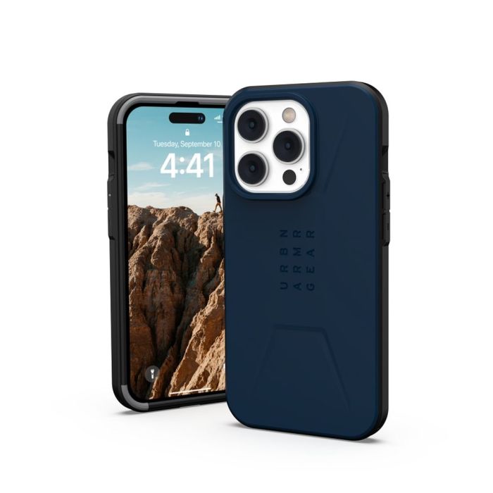 ( UAG ) Urban Armor Gear Civilian case for IPHONE 14 PRO MAX compatible with MagSafe navy