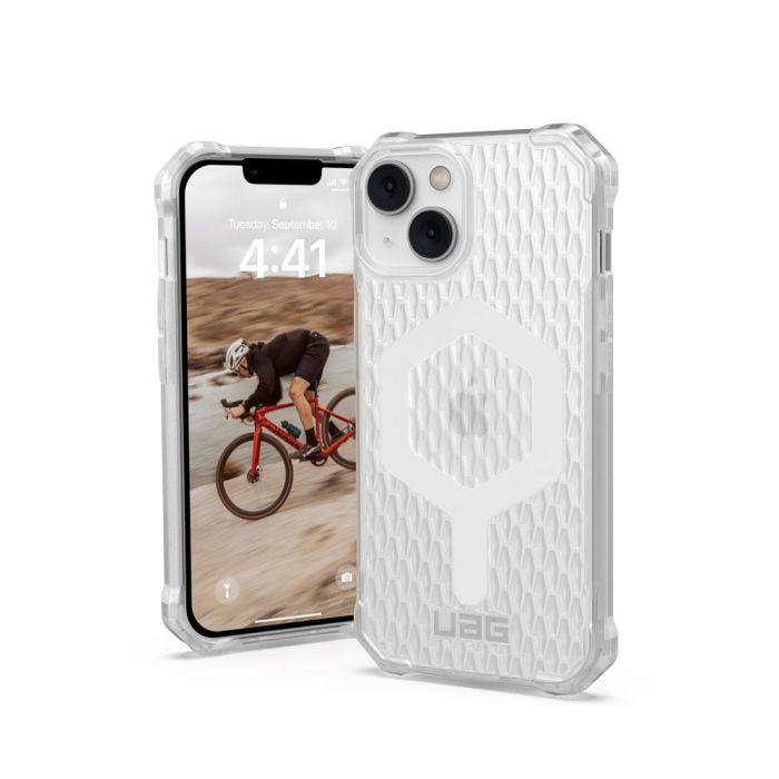 Kryt na Apple iPhone 13/14 UAG Essential Armor podpora MagSafe frosted ice