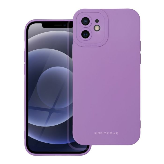 Kryt na Apple iPhone 12 Roar Luna fialové