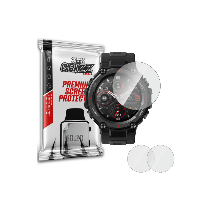 Tvrdené sklo na Amazfit T-Rex Pro Grizz Hybrid (2ks v balení)