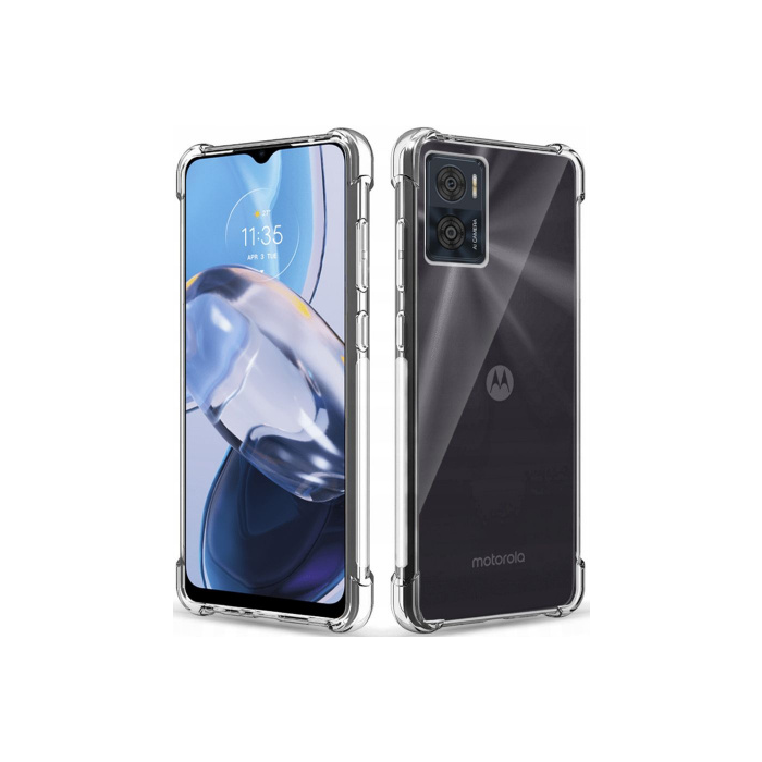 Silikónové puzdro na Motorola Moto E22/E22i Tech Protect Flexair transparentné