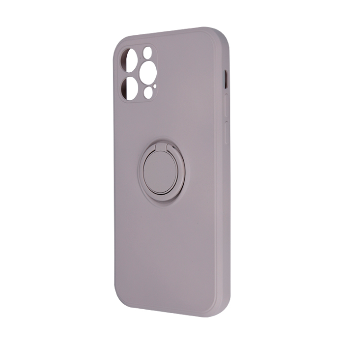Silikónové puzdro na Samsung Galaxy M23 5G/M13 M135 Finger Grip sivé
