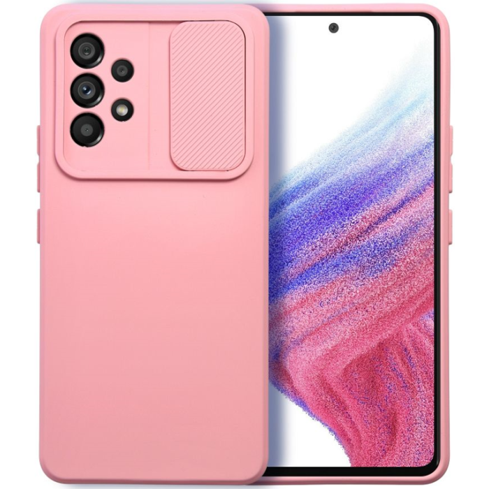 Silikónové puzdro na Samsung Galaxy A32 4G A325 Slide TPU ružové
