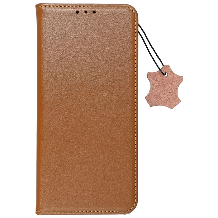 Diárové puzdro na Samsung Galaxy S23 5G S911 Leather Smart Pro hnedé
