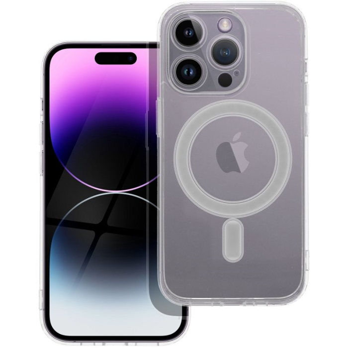 Plastové puzdro na Apple iPhone 14 Pro Max Clear Mag Camera Protection transparentné