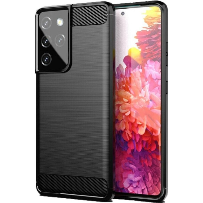 Silikónové puzdro na Samsung Galaxy S23+ 5G S916 Forcell Carbon čierne
