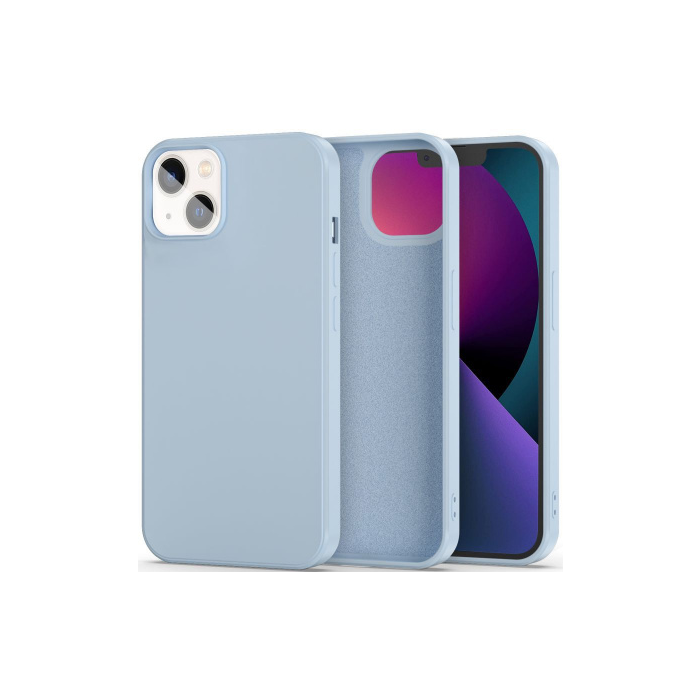 Silikónové puzdro na Apple iPhone 14 Tech-Protect Icon svetlo-modré
