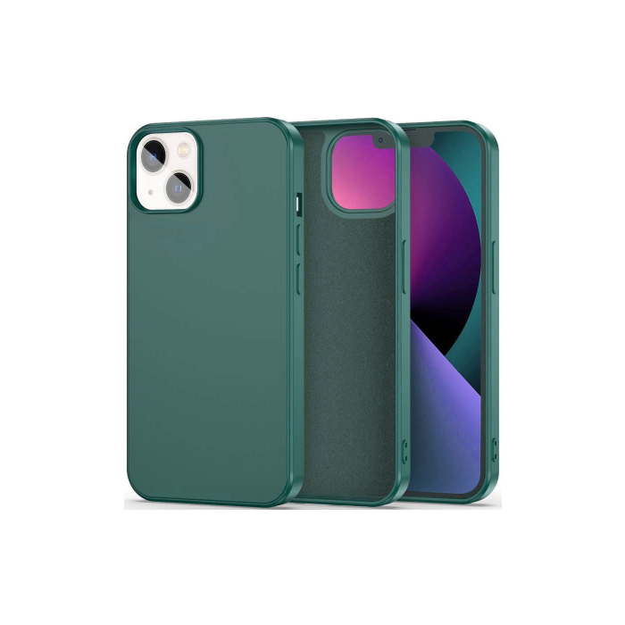Silikónové puzdro na Apple iPhone 14 Tech-Protect Icon zelené