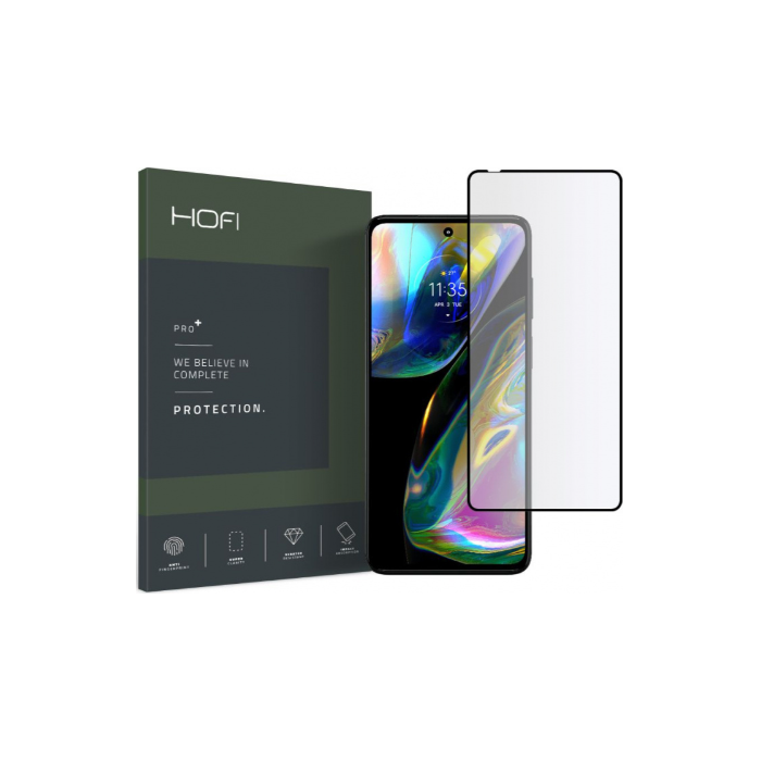 Tvrdené sklo na Poco M5 Hofi Pro+ 9H celotvárové čierne