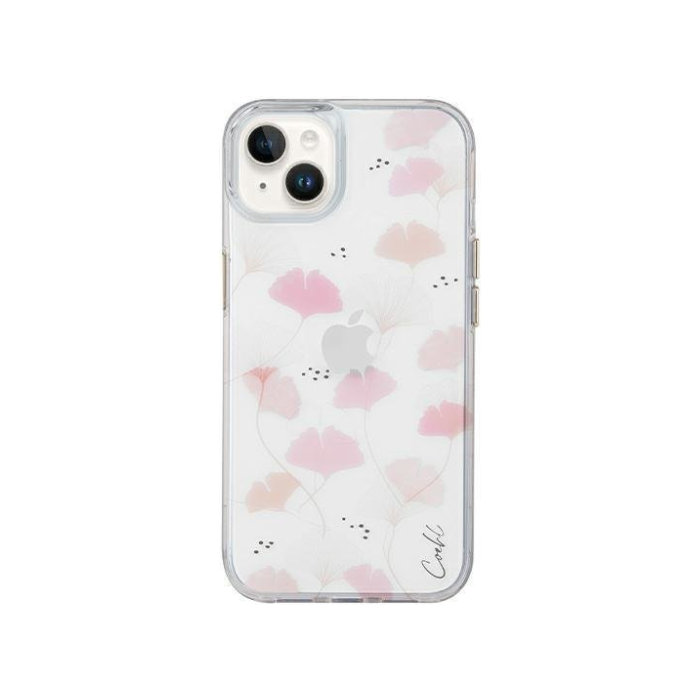 Plastové puzdro na Apple iPhone 14 UNIQ Coehl Meadow ružové