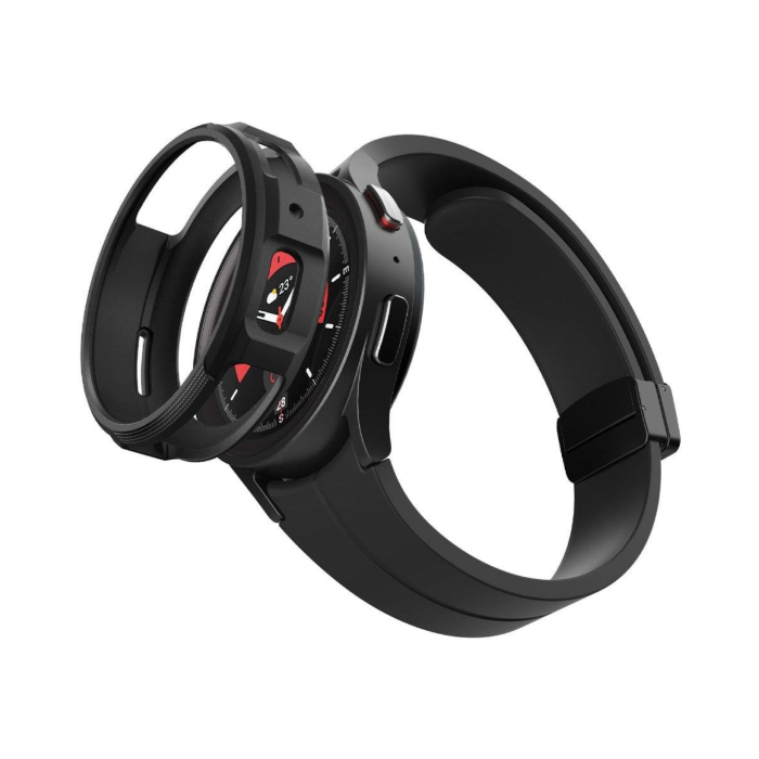 Odolné puzdro na Samsung Galaxy Watch5 Pro 45 mm Spigen Liquid Air čierne