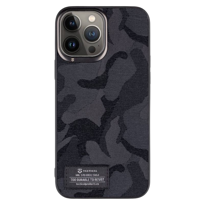 Odolné puzdro na Apple iPhone 13 Pro Max Tactical Camo Troop čierne