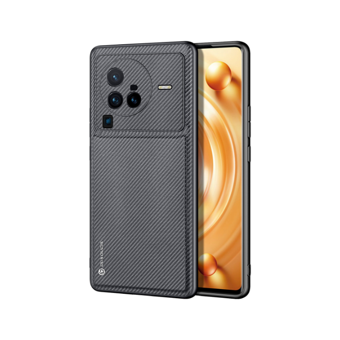 Plastové puzdro na Vivo X80 Pro Dux Ducis Fino Nylon čierne