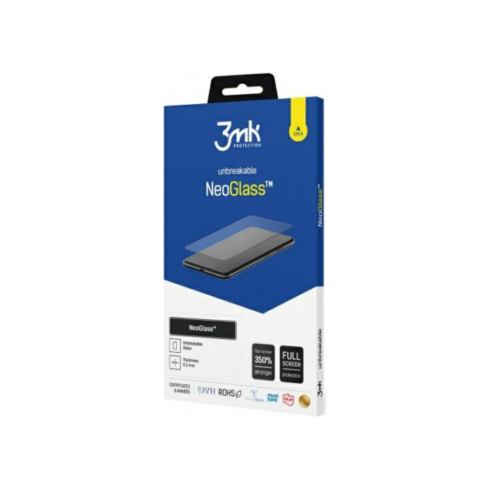 Tvrdené sklo na Xiaomi Redmi Note 12 3mk NeoGlass Composite celotvárové čierne