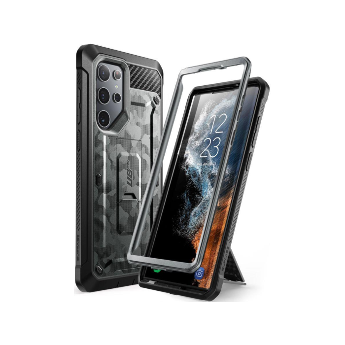 Odolné puzdro na Samsung Galaxy S22 Ultra S908 Supcase Unicorn Beetle Pro čierne