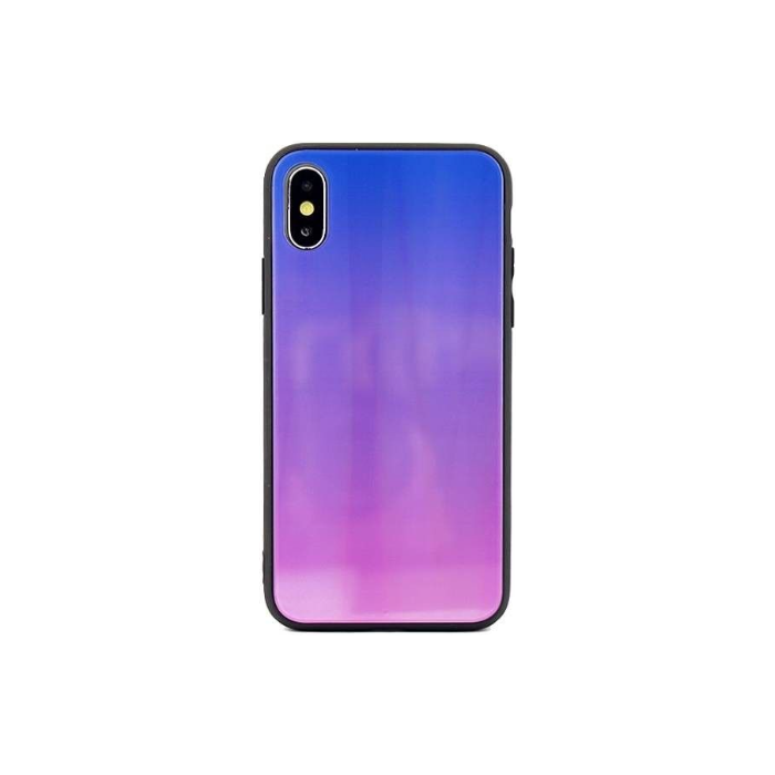 Plastové puzdro na Apple iPhone 7/8/SE 2020/SE 2022 Gradient Glass fialovo-modré
