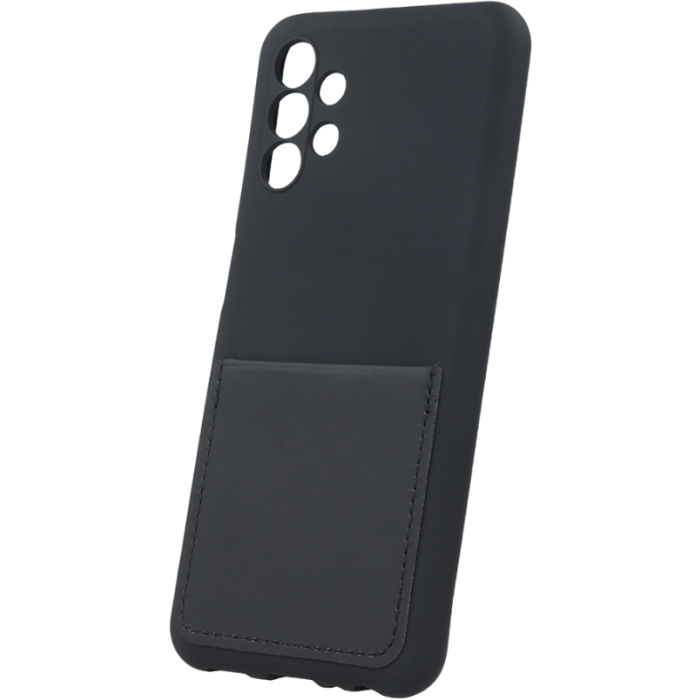 Silikónové puzdro na Samsung Galaxy A23 5G A236 Card Cover čierne