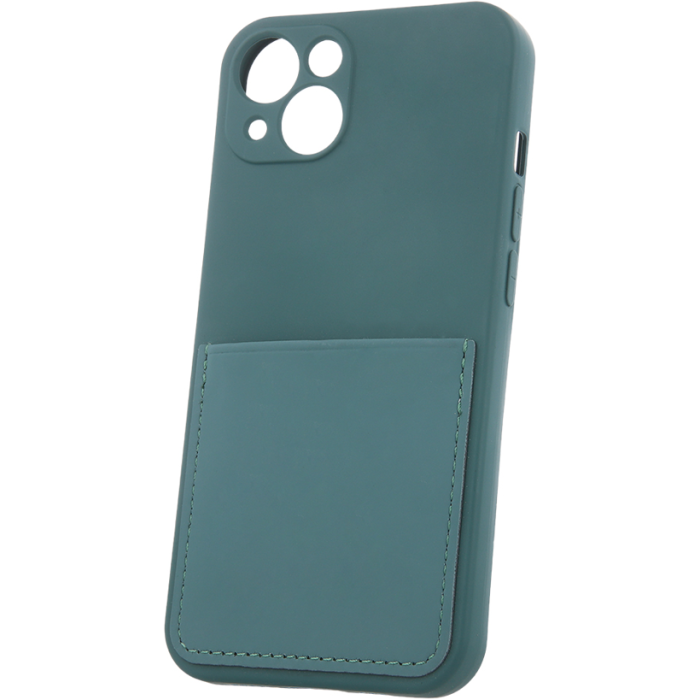 Silikónové puzdro na Xiaomi Redmi 10C/Poco C40 Card Cover zelené
