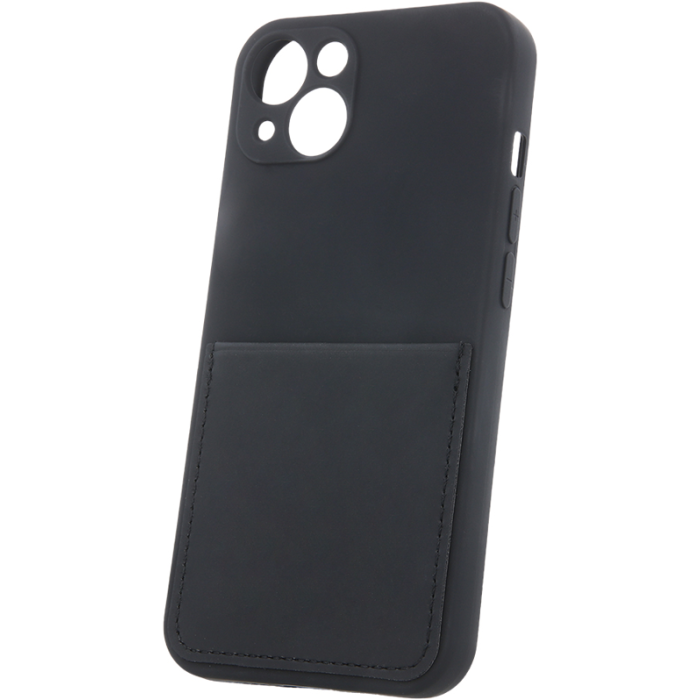 Silikónové puzdro na Motorola Moto E20/E30/E40 Card Cover čierne