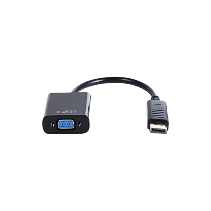 Adaptér Gembird DisplayPort - VGA, M/F, čierny