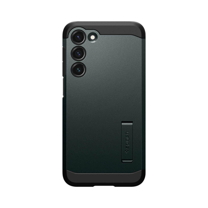 Odolné puzdro na Samsung Galaxy S23 5G S911 Spigen Tough Armor zelené