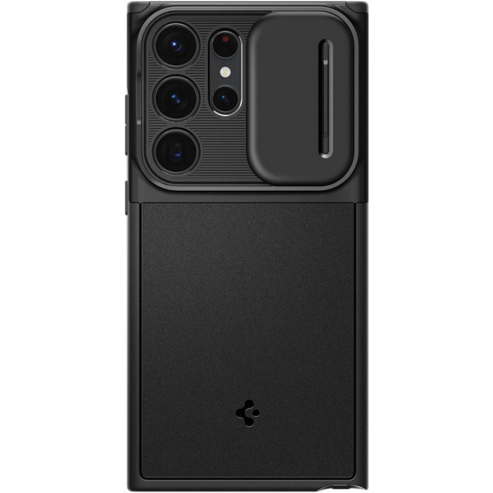 Odolné puzdro na Samsung Galaxy S23 Ultra 5G S918 Spigen Optik Armor čierne