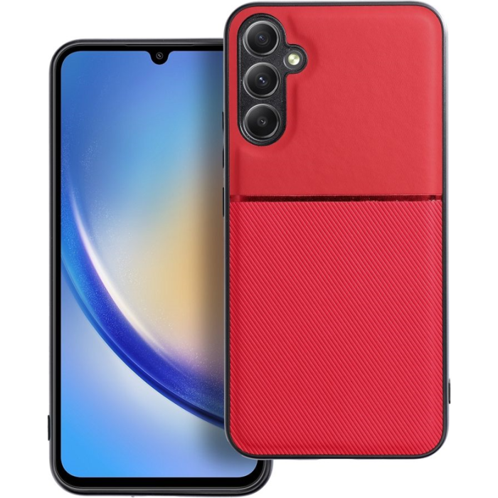 Plastové puzdro na Samsung Galaxy A34 5G A346 Noble červené
