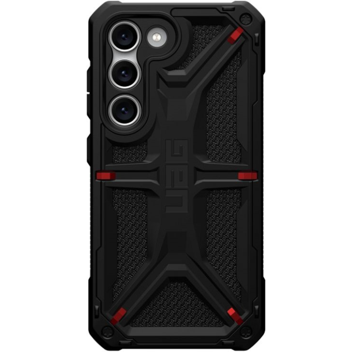 Odolné puzdro na Samsung Galaxy S23 5G S911 UAG Urban Armor Gear Monarch Kevlar čierne