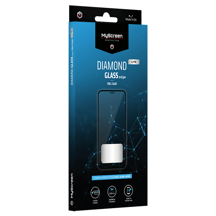 Tvrdené sklo na Honor X8 MyScreen Diamond Edge Lite Full Glue 9H celotvárové čierne