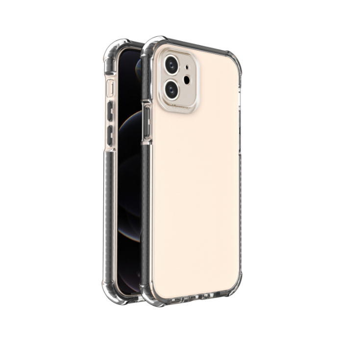 Silikónové puzdro na Apple iPhone 12 Spring čierne