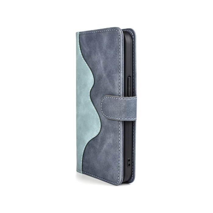 Diárové puzdro na Motorola Moto G22/E32s/E32 Stitching modré