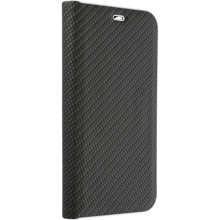 Diárové puzdro na Xiaomi Redmi Note 12 Pro+ 5G LUNA Carbon čierne