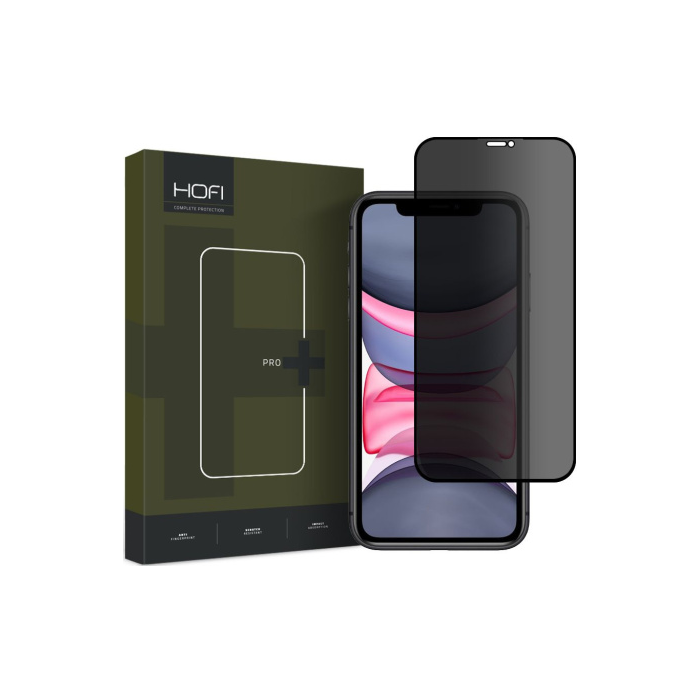 Tvrdené sklo na Apple iPhone XR/11 Hofi Anti Spy Privacy Pro+ celotvárové čierne