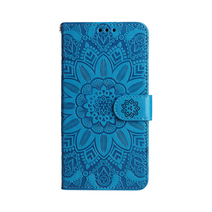 Diárové puzdro na Oppo A16/A16s/A54s/A55 4G MEZZO kvet modré