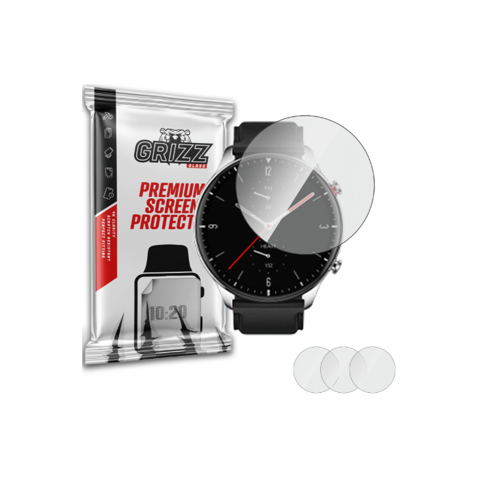 Ochranná fólia na Amazfit GTR 2 Grizz Glass Hydrofilm (3ks)
